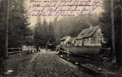 Ak Wildemann Clausthal Zellerfeld im Oberharz, Spiegeltaler Zechenhaus