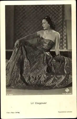Ak Schauspielerin Lil Dagover, Portrait, Ross Verlag A 3565 1