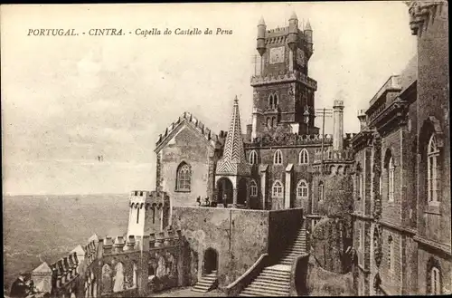 Ak Sintra Cintra Portugal, Capella do Castello da Pena