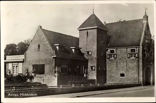 Ak Middelstum Loppersum Groningen Niederlande, Asinga, Asingaborg