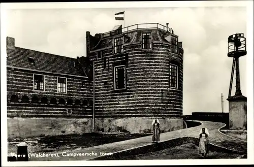 Ak Veere Zeeland Niederlande, Campveersche toren