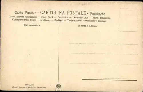 Ak Venezia Venedig Veneto, Canal Grande, Palazzo Pronchetti