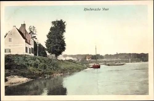 Ak Rheden Gelderland, Rhedensche Veer