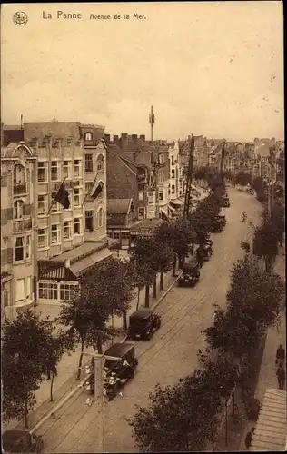 Ak La Panne De Panne Westflandern, Avenue de la Mer