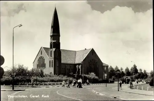 Ak Voorschoten Südholland, Geref. Kerk