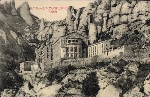 Ak Montserrat Katalonien, Abside