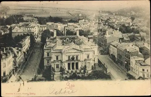 Ak Spa Wallonien Lüttich, Panorama
