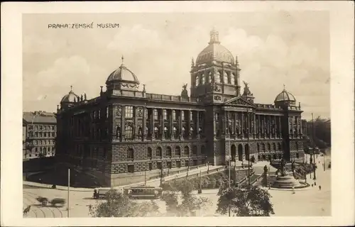 Ak Praha Prag Tschechien, Zemske Museum