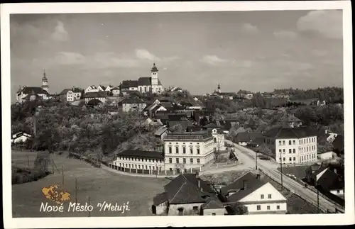 Ak Nové Město nad Metují Neustadt an der Mettau Reg. Königgrätz, Totale