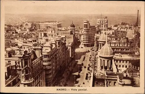 Ak Madrid Spanien, Vista parcial
