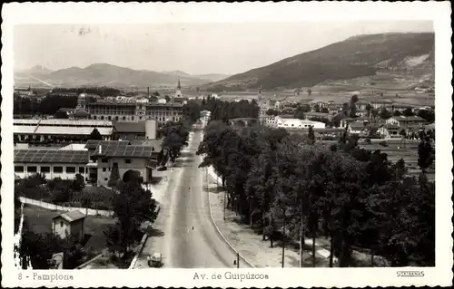 Ak Pamplona Navarra, Avenida de Guipuzcoa