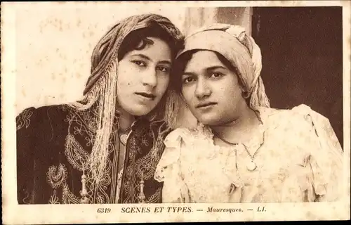 Ak Scenes et Types, Mauresques, Maghreb