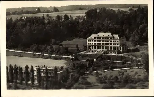 Ak Teplice nad Bečvou Teplitz Bad Region Olmütz, Grand Hotel, Ozdravovna ROH