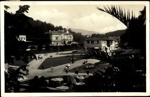 Ak Lazne Luhačovice Bad Luhatschowitz Region Zlin, Blick auf den Ort, Kurhäuser