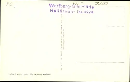 Ak Heilbronn am Neckar, Partie mit Götzenturm