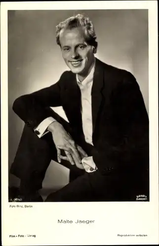 Ak Schauspieler Malte Jaeger, Portrait