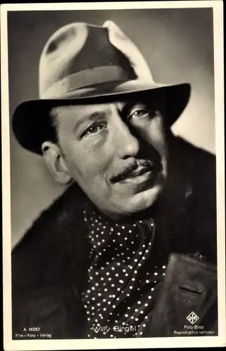 Ak Schauspieler Willy Birgel, Portrait, Hut