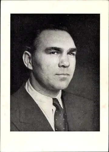 Ak Boxer Max Schmeling, Portrait