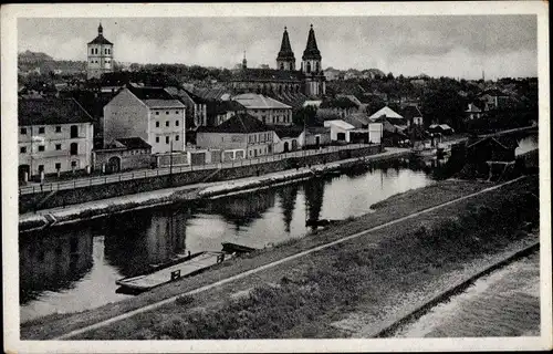 Ak Roudnice nad Labem Raudnitz an der Elbe Reg. Aussig, Teilansicht