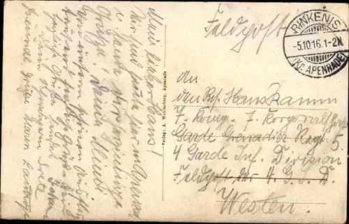 Ak Aabenraa Apenrade Dänemark, Totalansicht