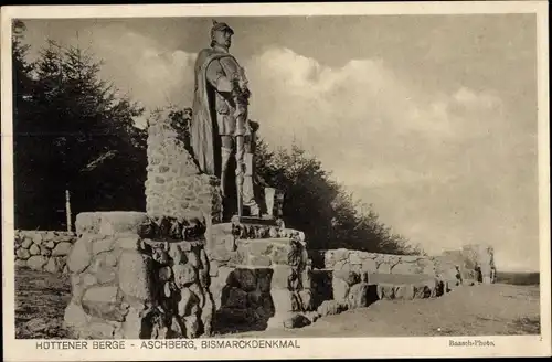 Ak Ascheffel im Kreis Eckernförde, Bismarckdenkmal auf dem Aschberg, Hüttener Berge