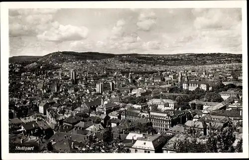 Ak Stuttgart in Württemberg, Gesamtansicht