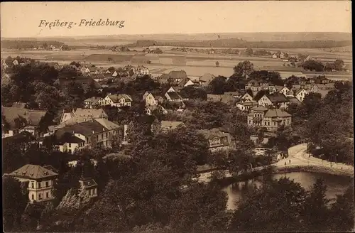 Ak Friedeburg Freiberg in Sachsen, Panorama