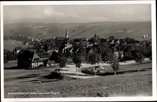 Ak Oberwiesenthal im Erzgebirge, Blick auf den Ort