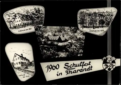 Ak Tharandt im Erzgebirge, 1960 Schulfest, Schule 1717 1847 1910