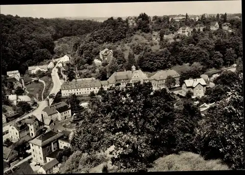 Ak Tharandt im Erzgebirge, Teilansicht
