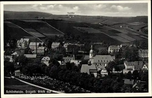 Ak Schönheide im Erzgebirge Sachsen, Blick auf Neulehn