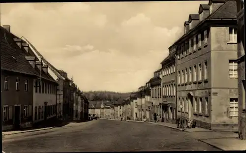 Ak Zöblitz Marienberg im Erzgebirge Sachsen, Wilhelm Pieck Straße