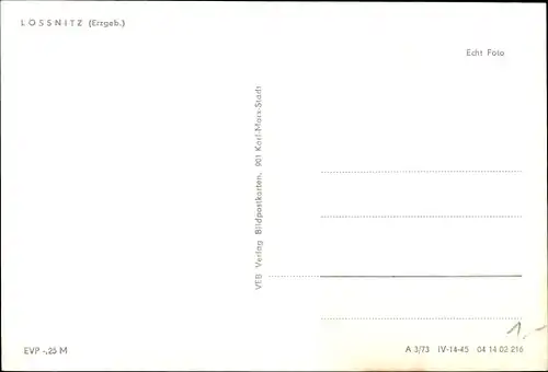 Ak Lößnitz Lössnitz im Erzgebirge, Panorama