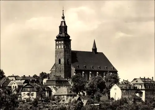 Ak Schneeberg im Erzgebirge, Kirche St. Wolfgang