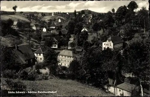 Ak Reinhardtsdorf Schöna Sächsische Schweiz, Ortsansicht