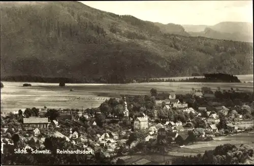 Ak Reinhardtsdorf Schöna Sächsische Schweiz, Panorama