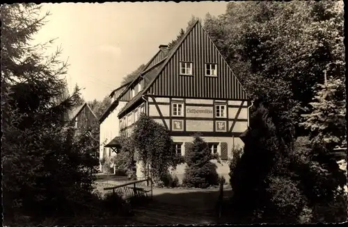 Ak Kleinhennersdorf Gohrisch Sachsen, Waldidyll Liethenmühle