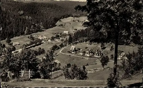 Ak Steindöbra Sachsenberg Georgenthal Klingenthal im Vogtland, Talblick