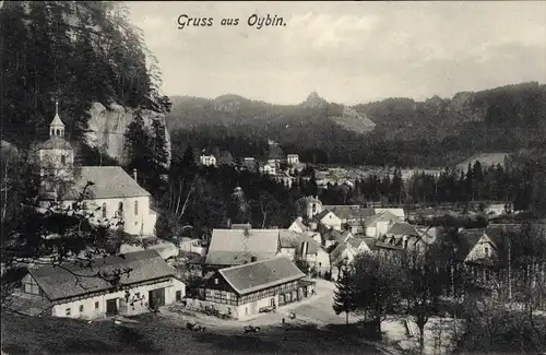 Ak Oybin in der Oberlausitz, Panorama