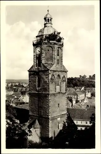 Ak Meißen an der Elbe, Turm der Frauenkirche