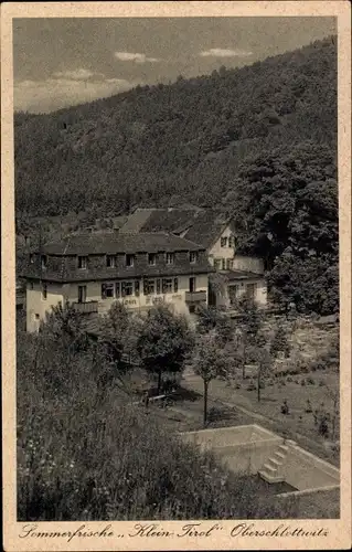 Ak Oberschlottwitz Glashütte in Sachsen, Sommerfrische Klein Tirol