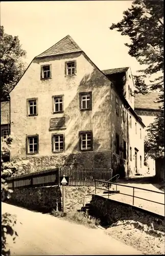 Ak Wiederau in Sachsen, Geburtshaus Clara Zetkins