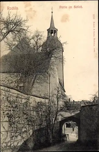 Ak Rochlitz an der Mulde, Partie im Schloss