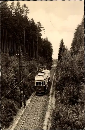 Ak Friedrichroda im Thüringer Wald, Thüringer Waldbahn, Bergbahn