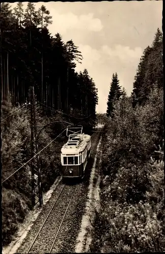 Ak Friedrichroda im Thüringer Wald, Thüringer Waldbahn, Bergbahn