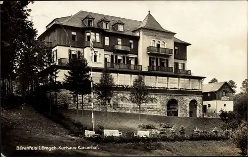 Ak Bärenfels Altenberg im Erzgebirge, Kurhaus Kaiserhof