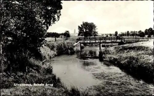 Ak Ulvenhout Nordbrabant Niederlande, Schele brug