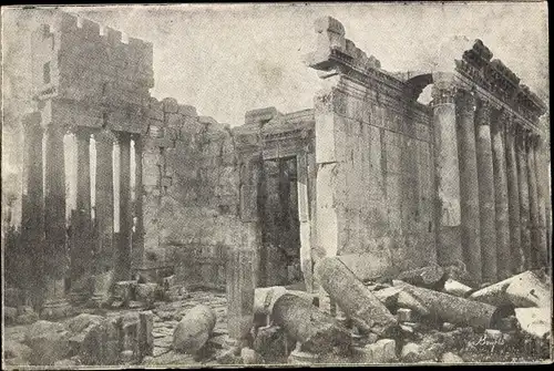 Ak Baalbek Libanon, Ruinen