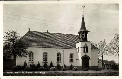 Ak Wildervank Groningen Niederlande, Ev. Luthersche Kerk