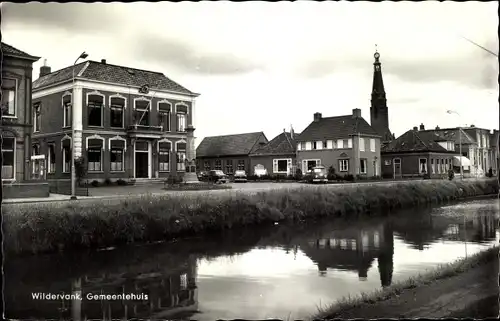 Ak Wildervank Groningen Niederlande, Gemeentehuis